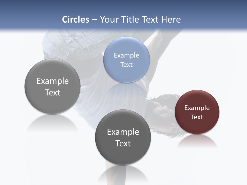 Dancer Exercise Motion PowerPoint Template