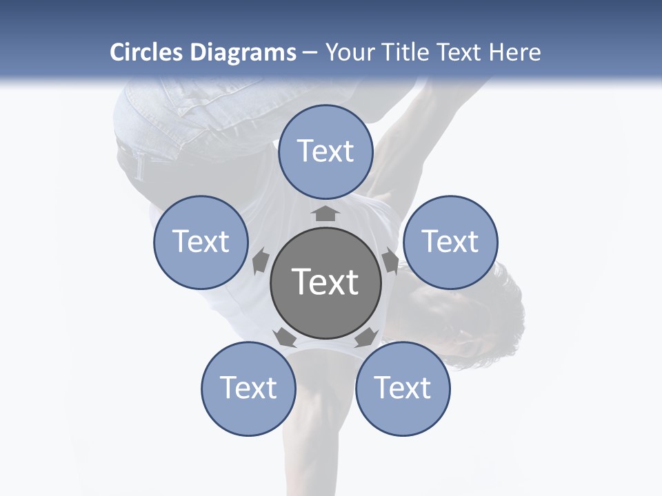 Dancer Exercise Motion PowerPoint Template