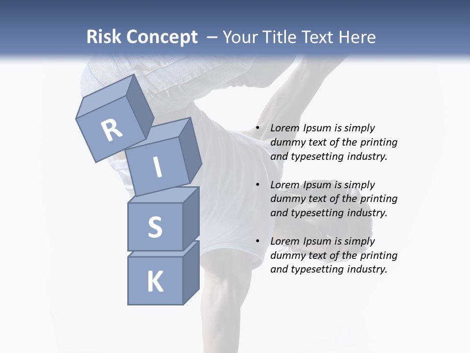 Dancer Exercise Motion PowerPoint Template