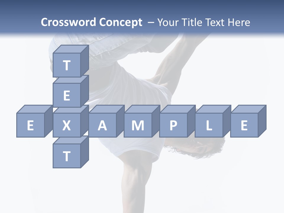 Dancer Exercise Motion PowerPoint Template