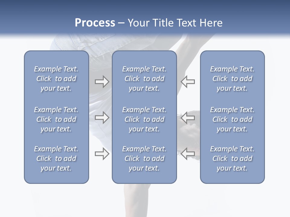 Dancer Exercise Motion PowerPoint Template