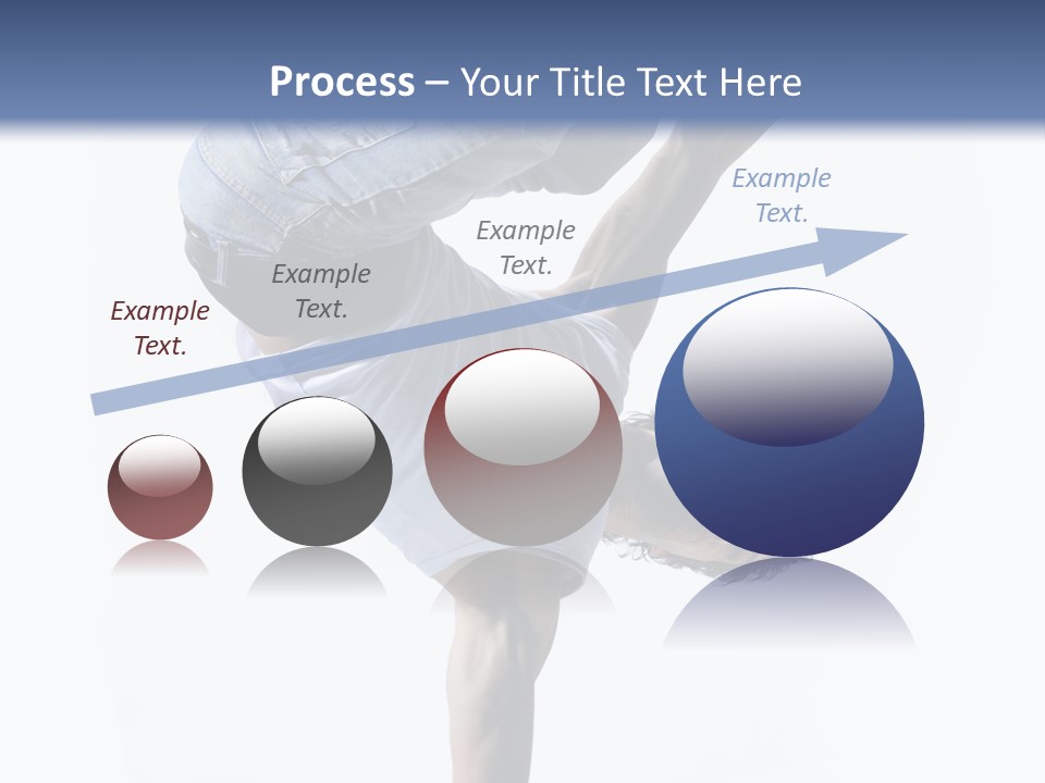 Dancer Exercise Motion PowerPoint Template