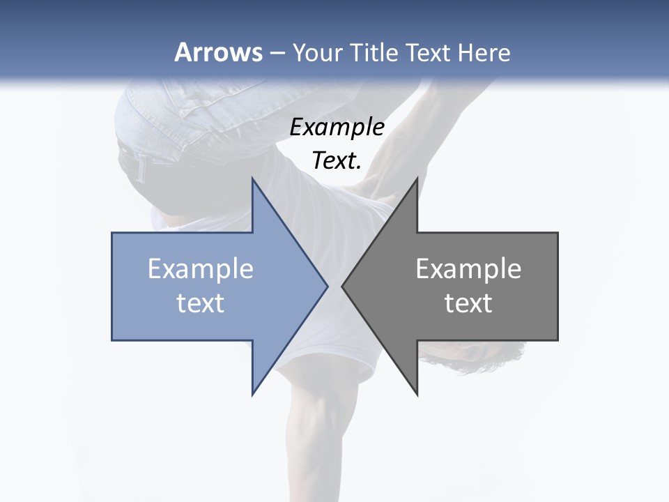 Dancer Exercise Motion PowerPoint Template