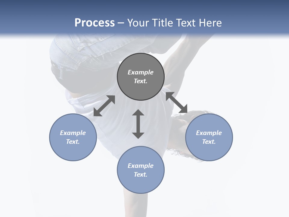 Dancer Exercise Motion PowerPoint Template