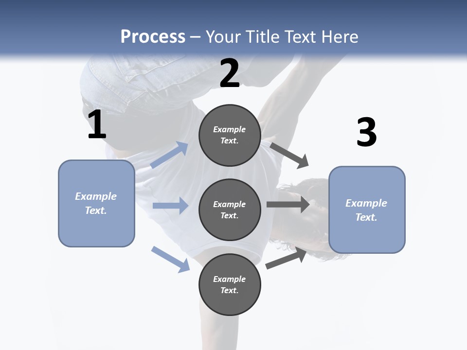 Dancer Exercise Motion PowerPoint Template