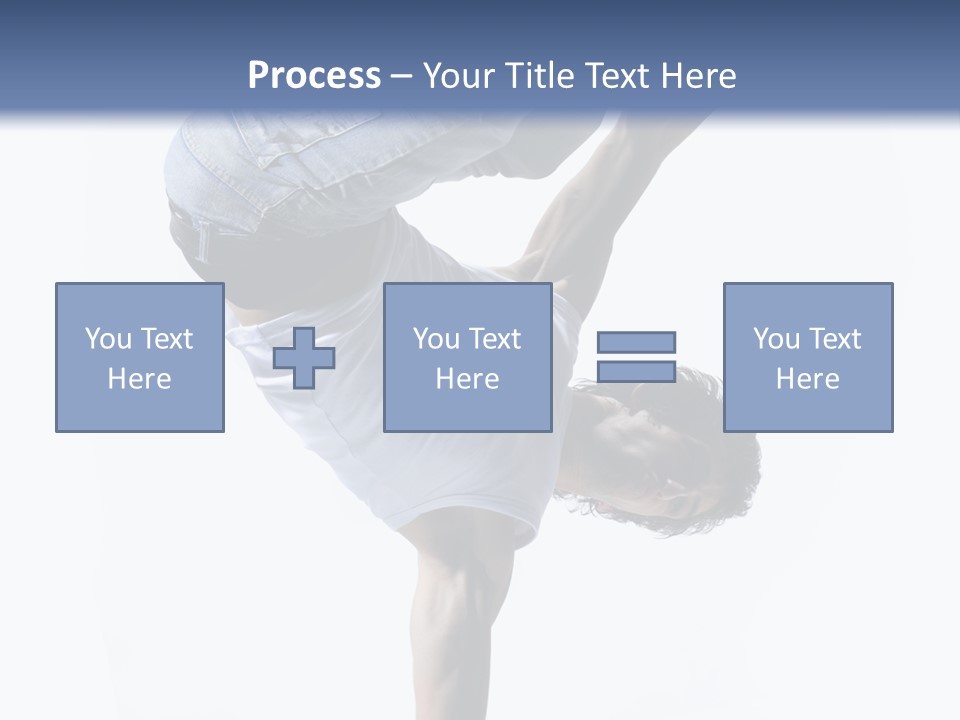 Dancer Exercise Motion PowerPoint Template