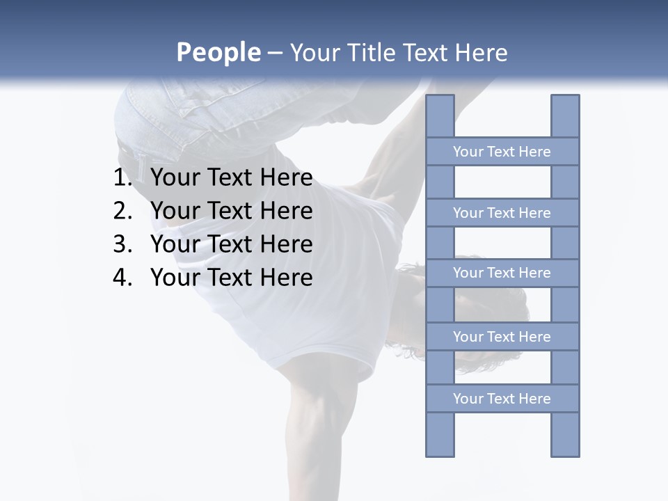 Dancer Exercise Motion PowerPoint Template