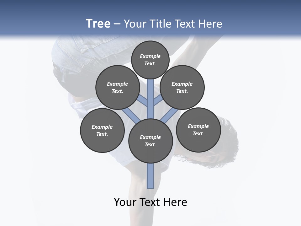 Dancer Exercise Motion PowerPoint Template