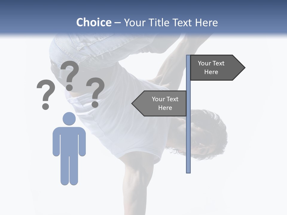 Dancer Exercise Motion PowerPoint Template