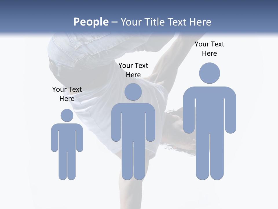 Dancer Exercise Motion PowerPoint Template