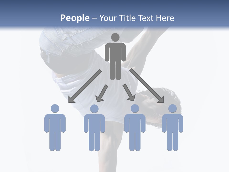 Dancer Exercise Motion PowerPoint Template