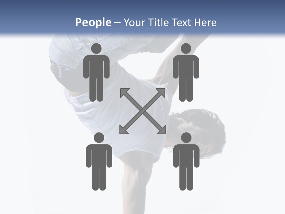 Dancer Exercise Motion PowerPoint Template