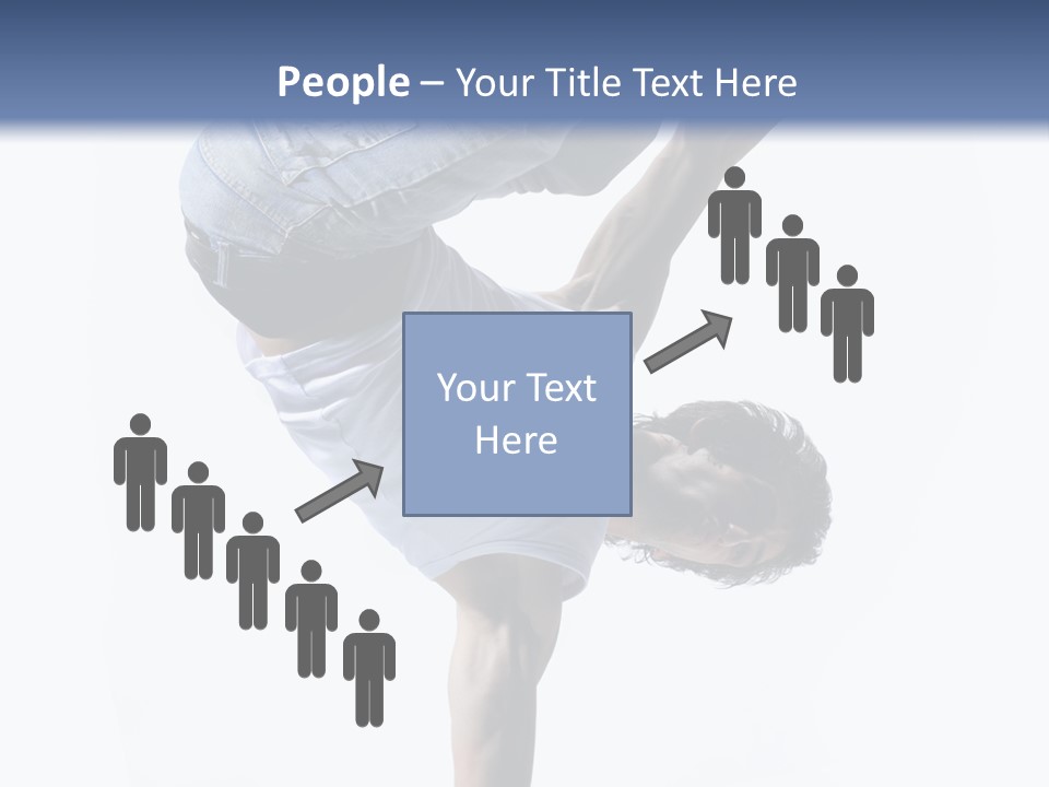 Dancer Exercise Motion PowerPoint Template