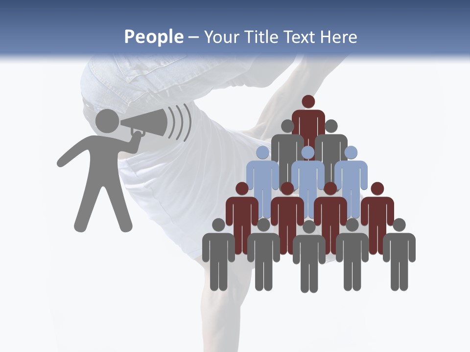 Dancer Exercise Motion PowerPoint Template