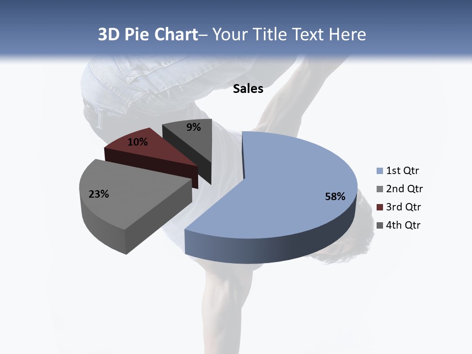 Dancer Exercise Motion PowerPoint Template