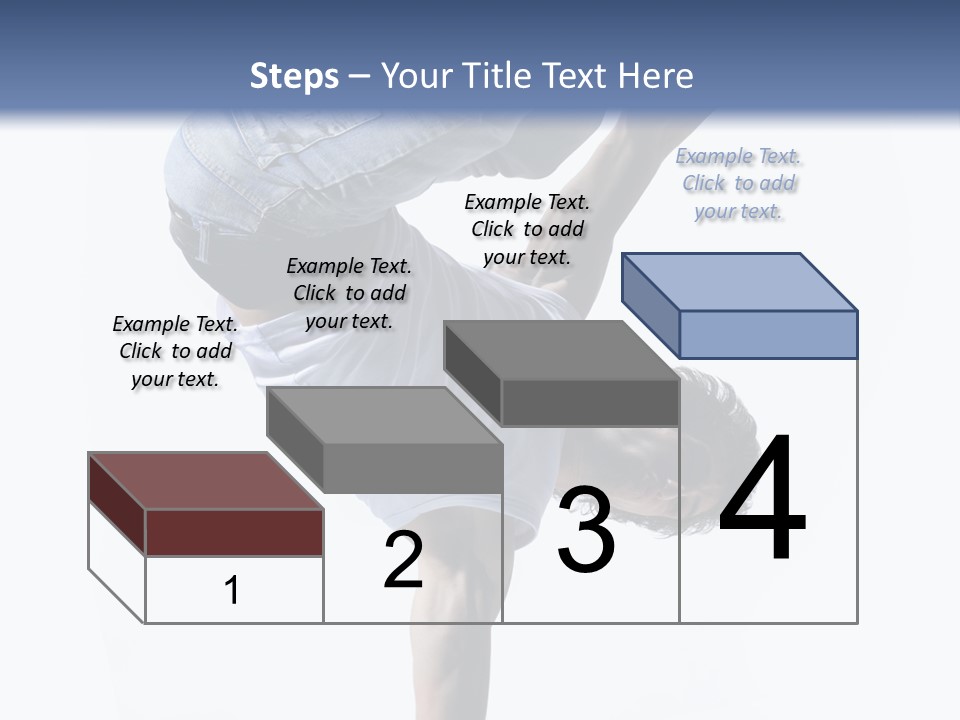 Dancer Exercise Motion PowerPoint Template