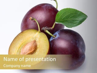 Vegetarian Dessert Group PowerPoint Template