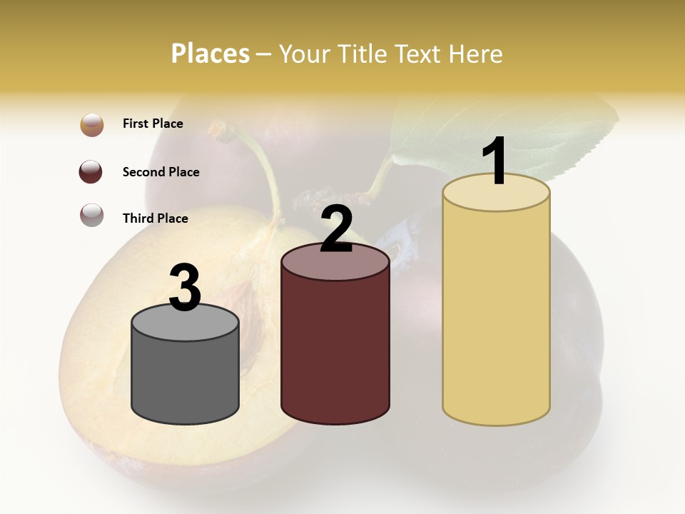 Vegetarian Dessert Group PowerPoint Template