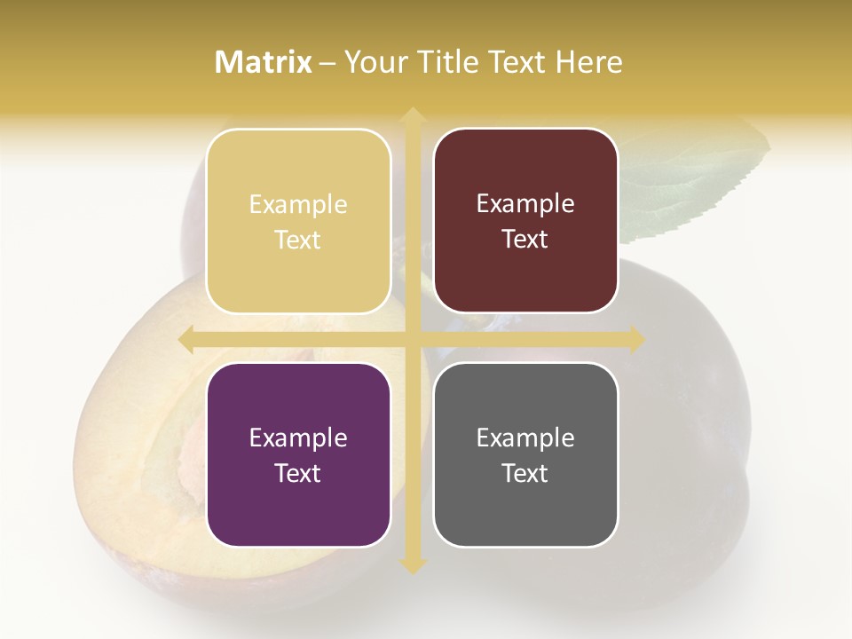 Vegetarian Dessert Group PowerPoint Template