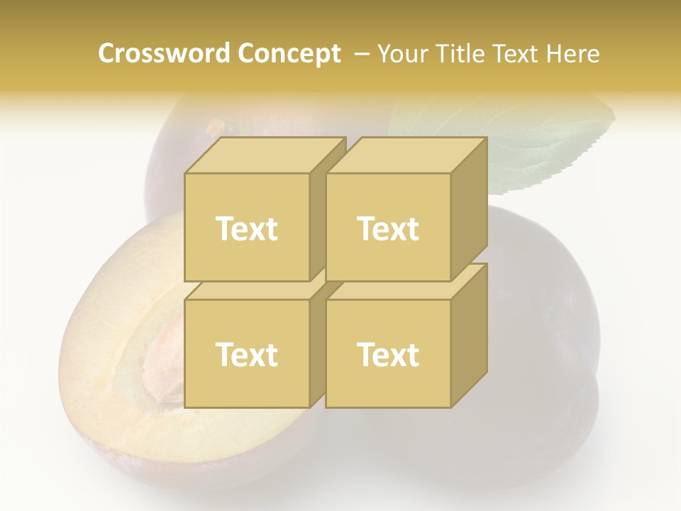 Vegetarian Dessert Group PowerPoint Template