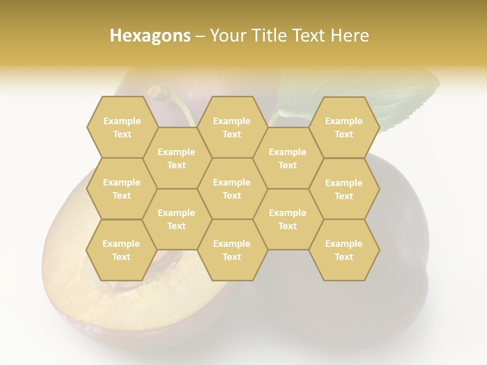 Vegetarian Dessert Group PowerPoint Template