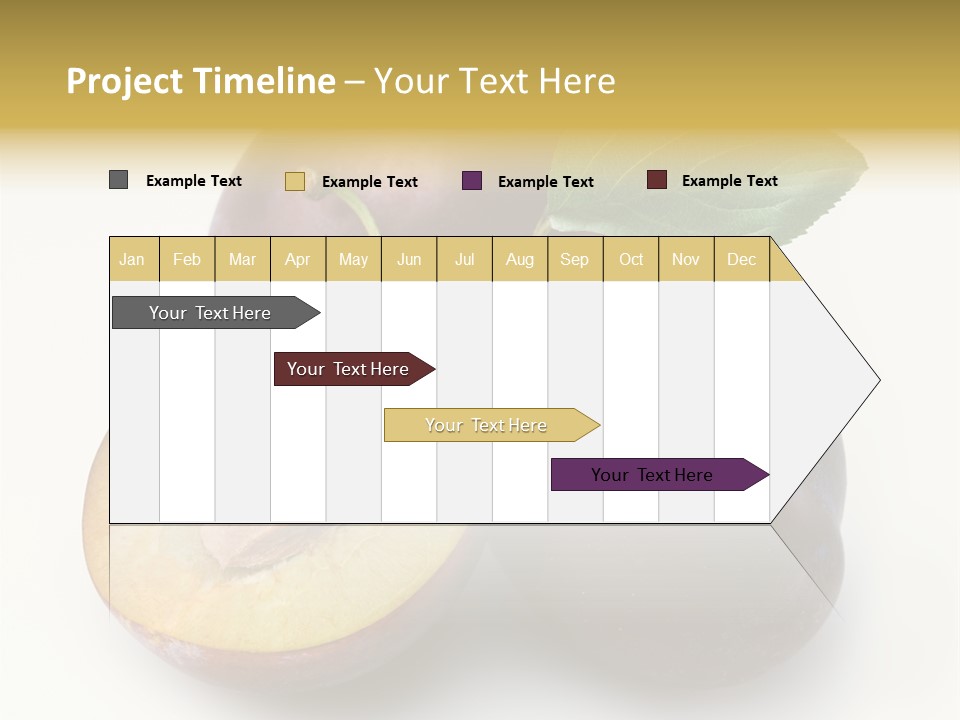 Vegetarian Dessert Group PowerPoint Template