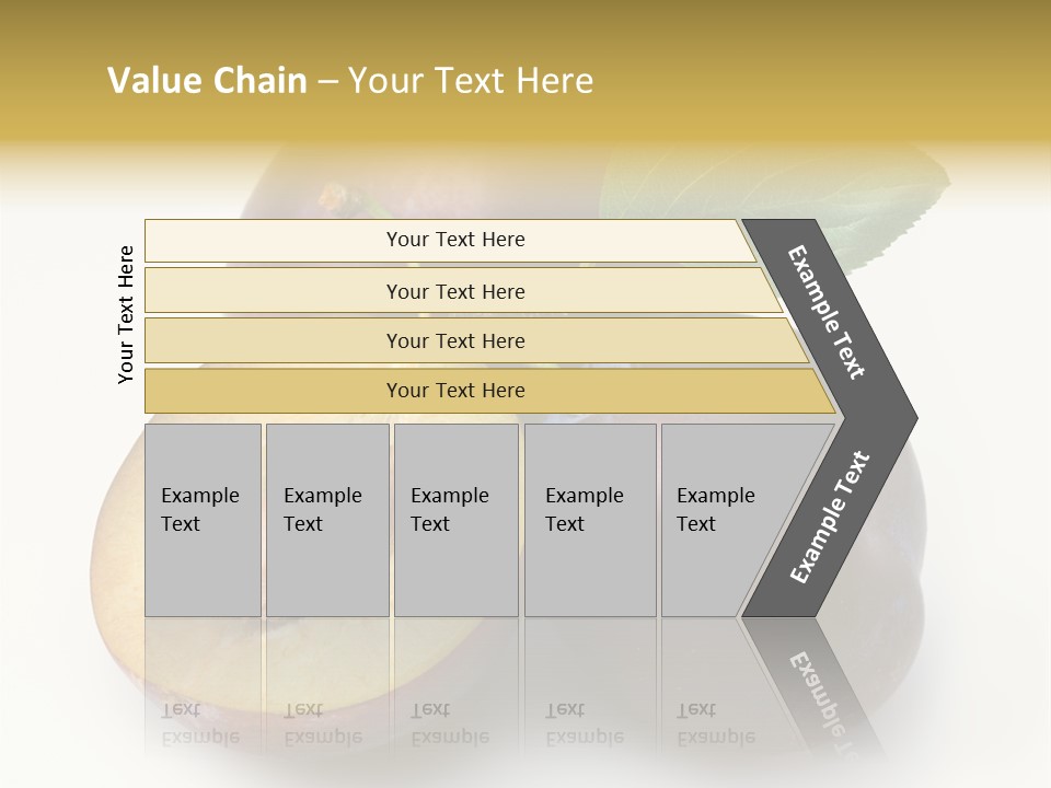 Vegetarian Dessert Group PowerPoint Template