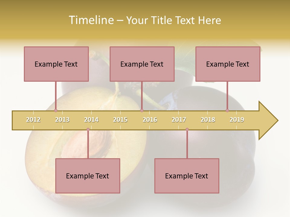 Vegetarian Dessert Group PowerPoint Template