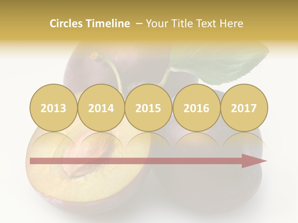 Vegetarian Dessert Group PowerPoint Template