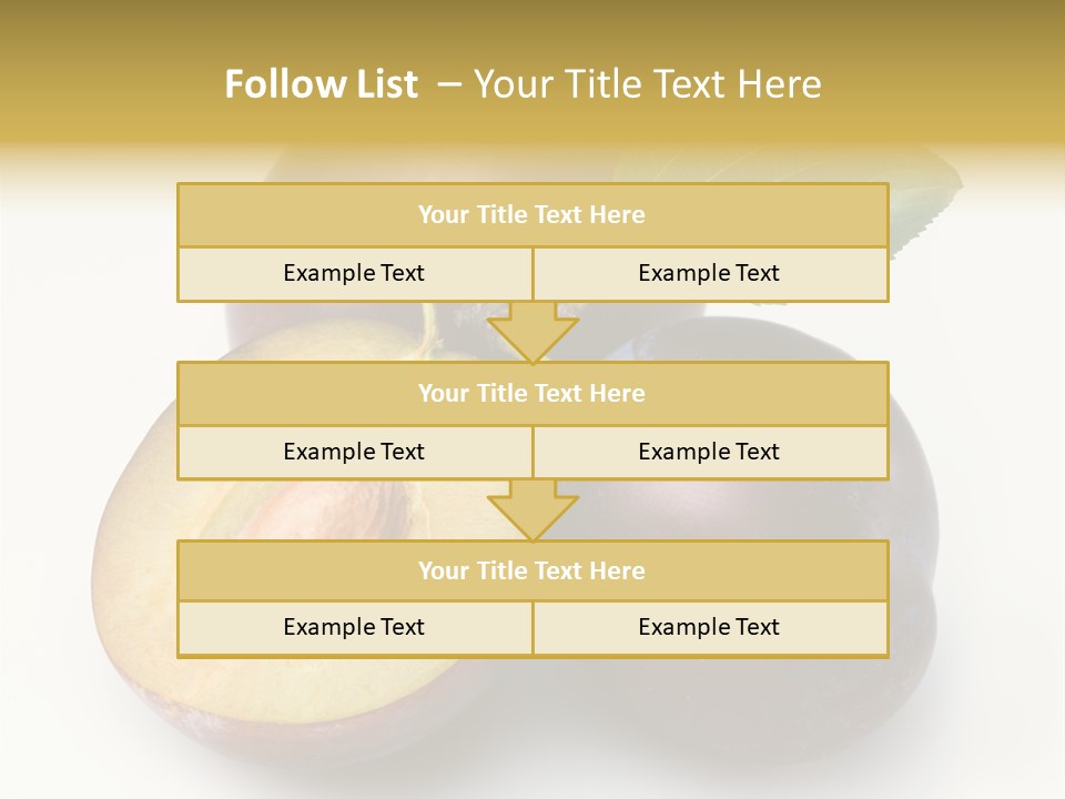Vegetarian Dessert Group PowerPoint Template