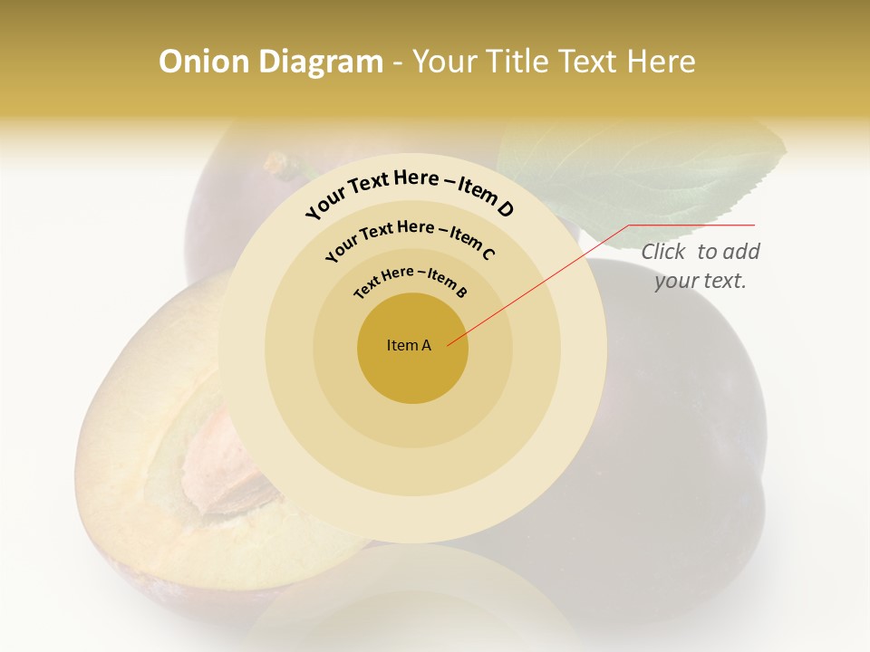 Vegetarian Dessert Group PowerPoint Template