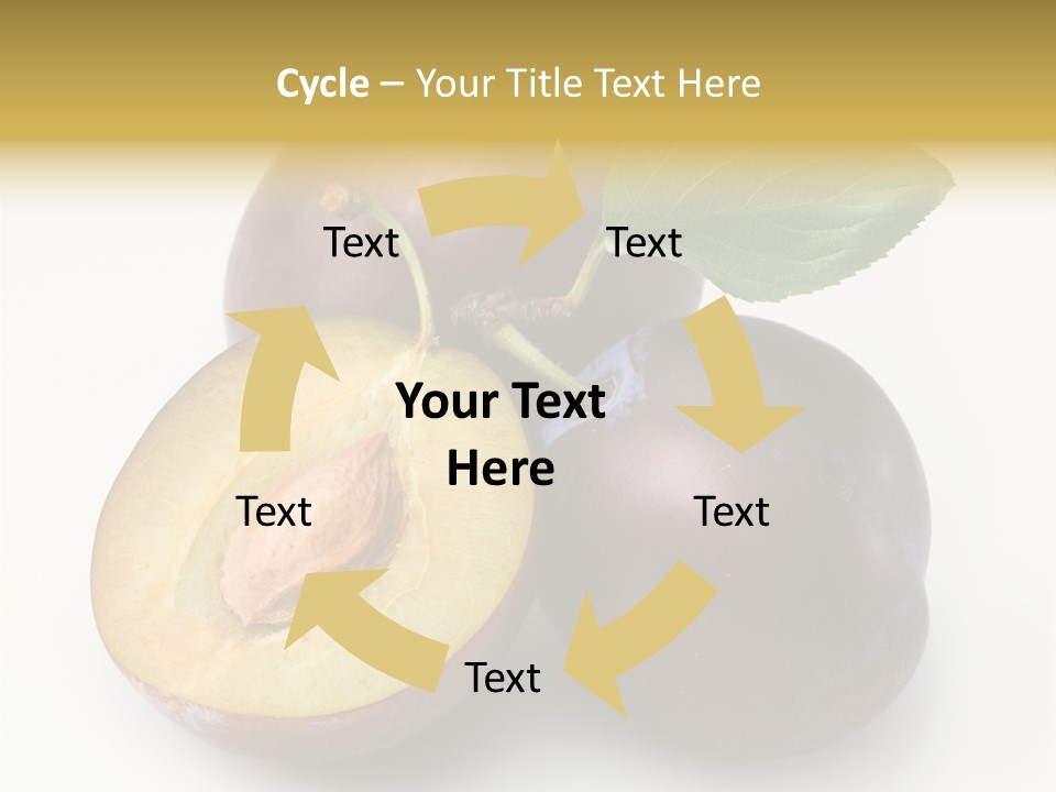 Vegetarian Dessert Group PowerPoint Template