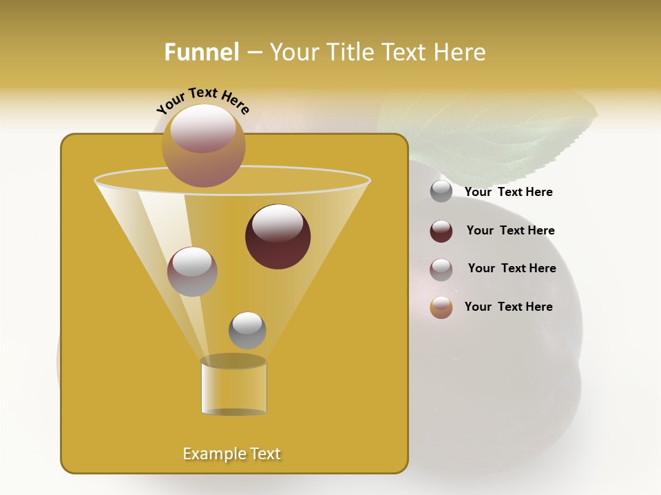 Vegetarian Dessert Group PowerPoint Template