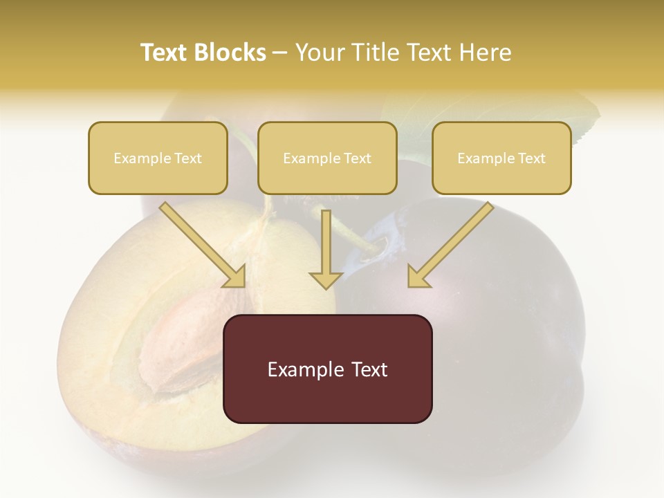Vegetarian Dessert Group PowerPoint Template