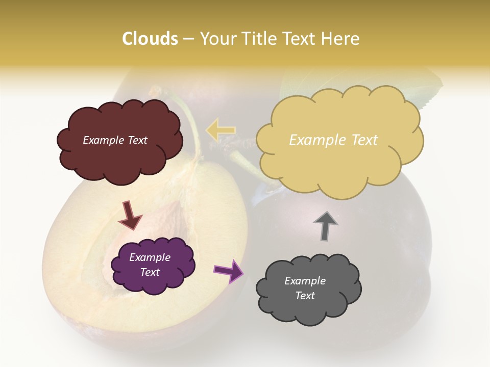 Vegetarian Dessert Group PowerPoint Template