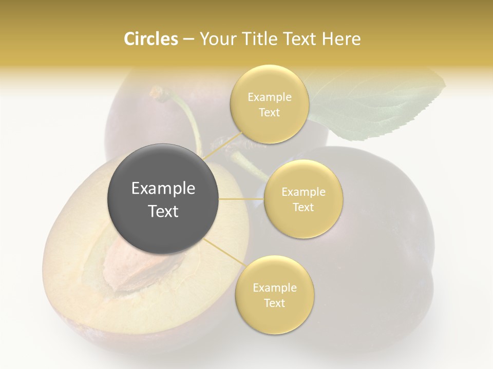 Vegetarian Dessert Group PowerPoint Template
