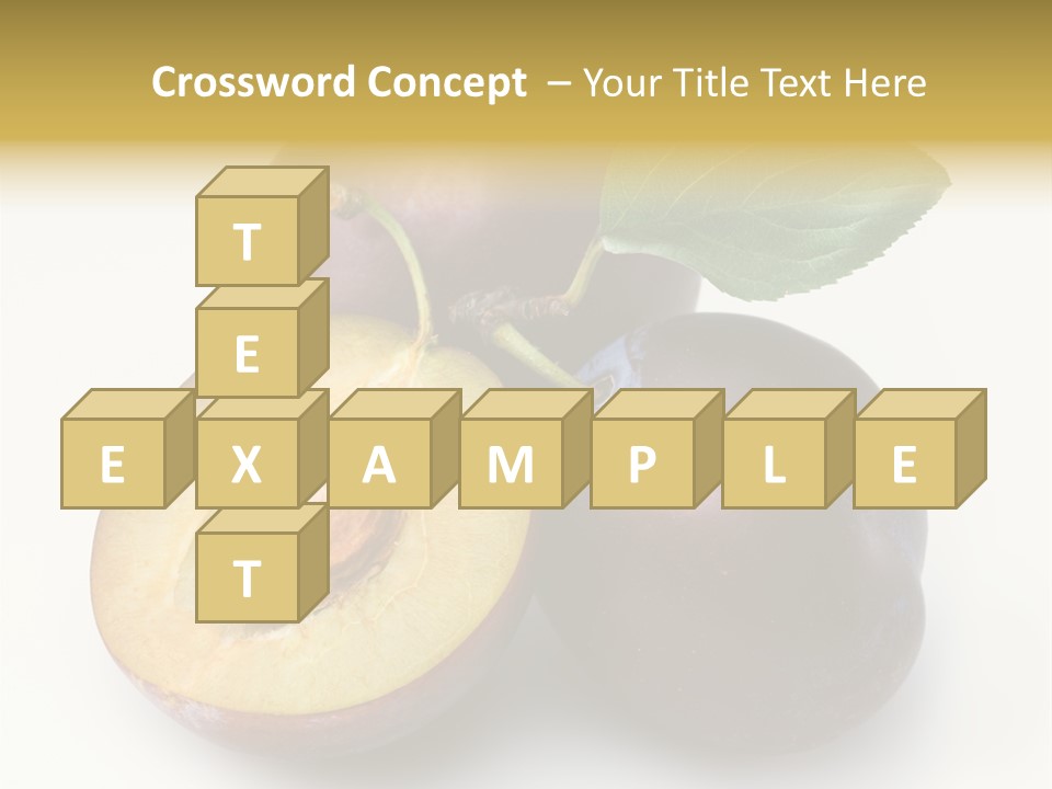 Vegetarian Dessert Group PowerPoint Template