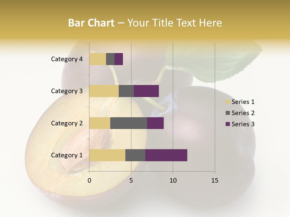 Vegetarian Dessert Group PowerPoint Template