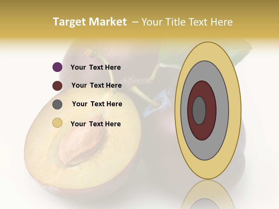 Vegetarian Dessert Group PowerPoint Template