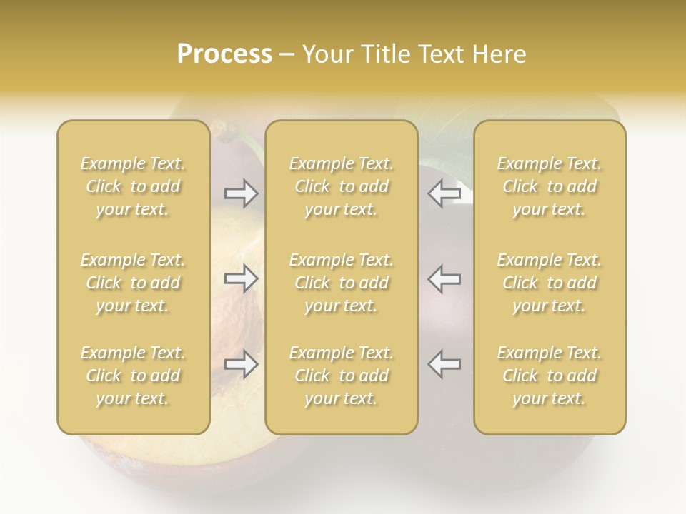 Vegetarian Dessert Group PowerPoint Template