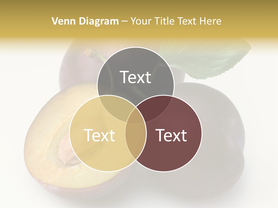 Vegetarian Dessert Group PowerPoint Template