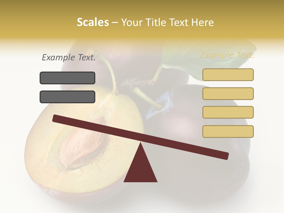 Vegetarian Dessert Group PowerPoint Template