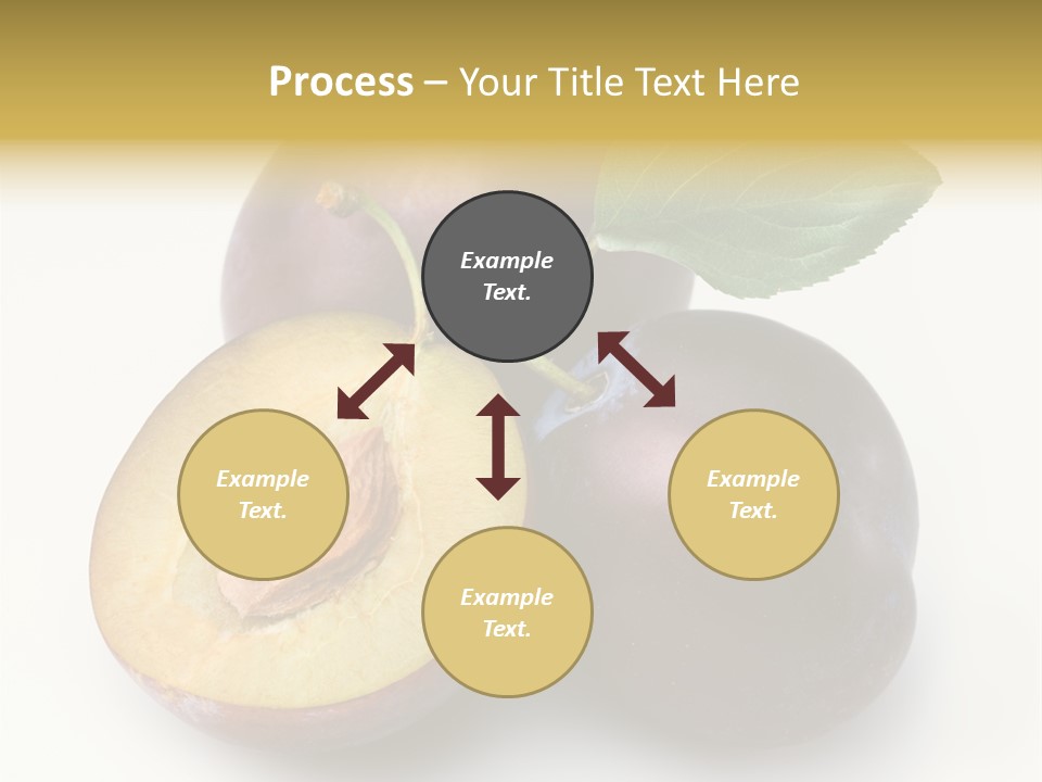 Vegetarian Dessert Group PowerPoint Template