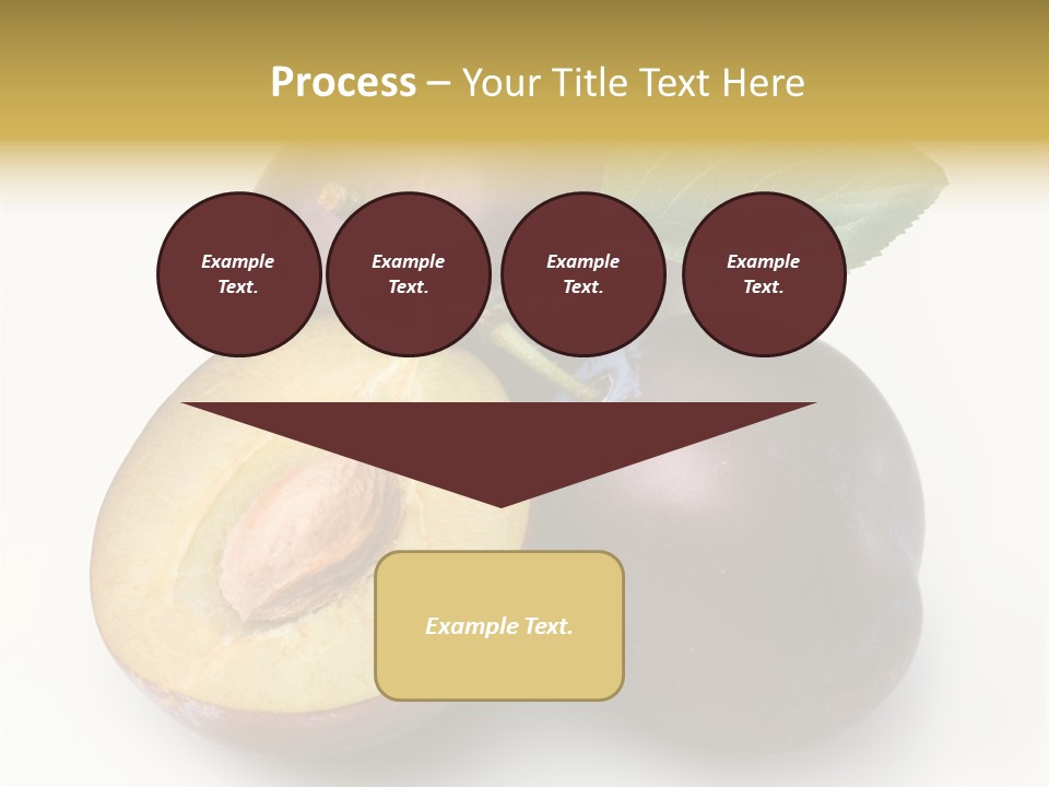 Vegetarian Dessert Group PowerPoint Template