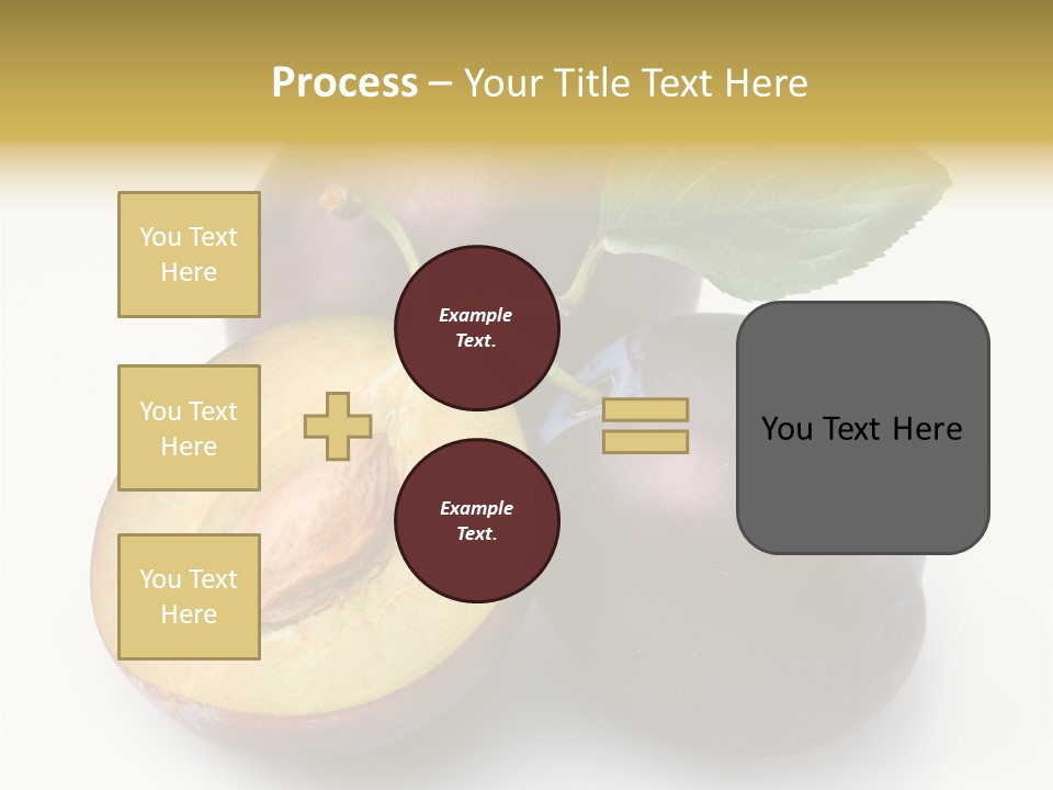 Vegetarian Dessert Group PowerPoint Template