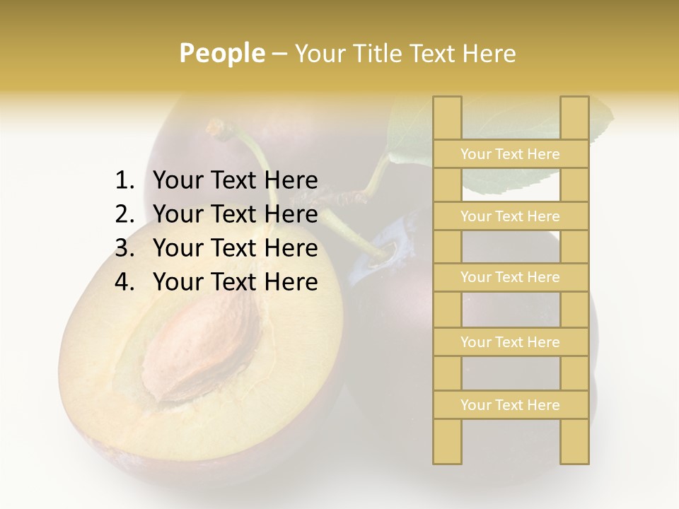Vegetarian Dessert Group PowerPoint Template