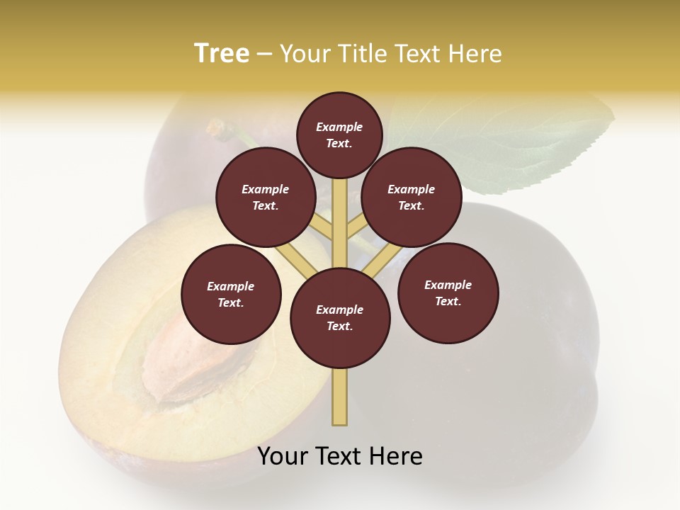 Vegetarian Dessert Group PowerPoint Template
