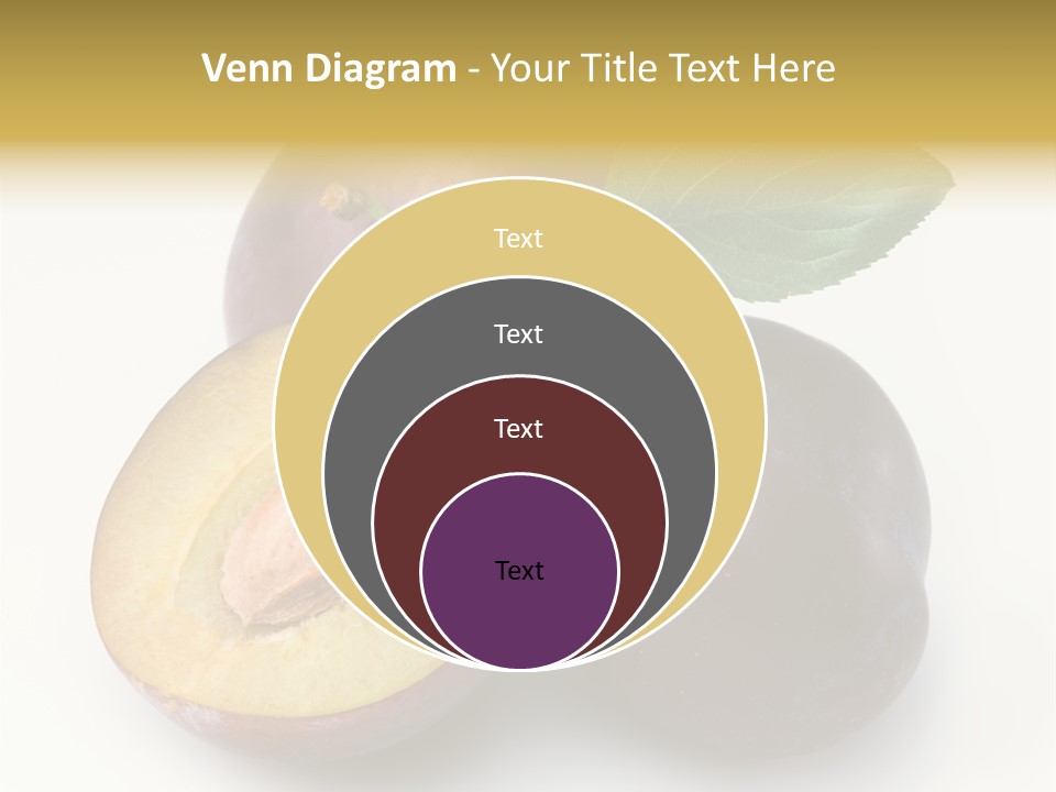 Vegetarian Dessert Group PowerPoint Template