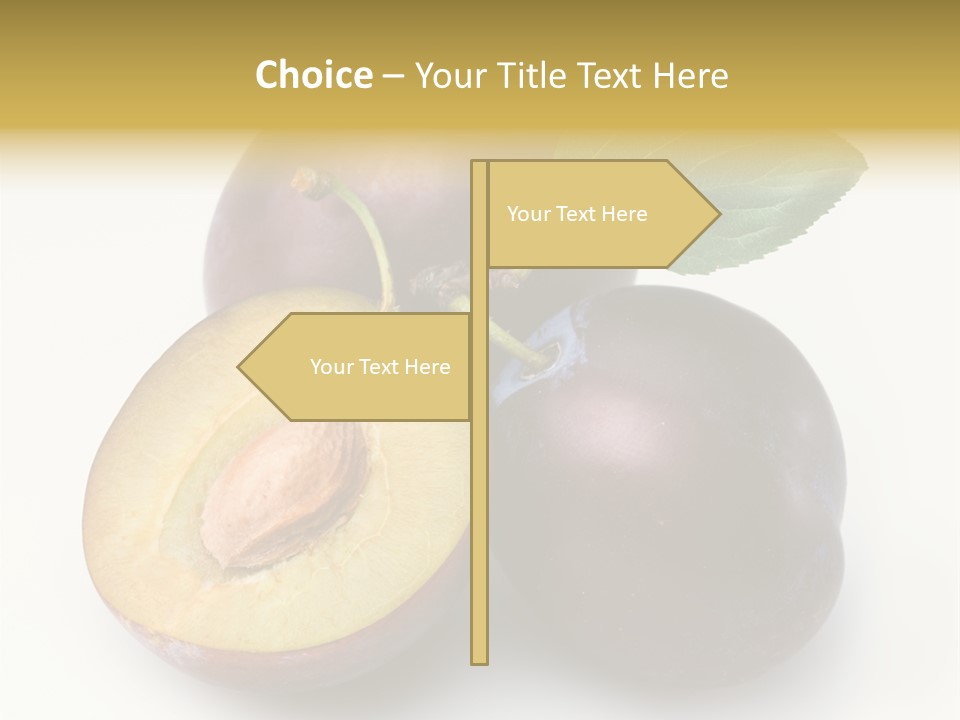 Vegetarian Dessert Group PowerPoint Template