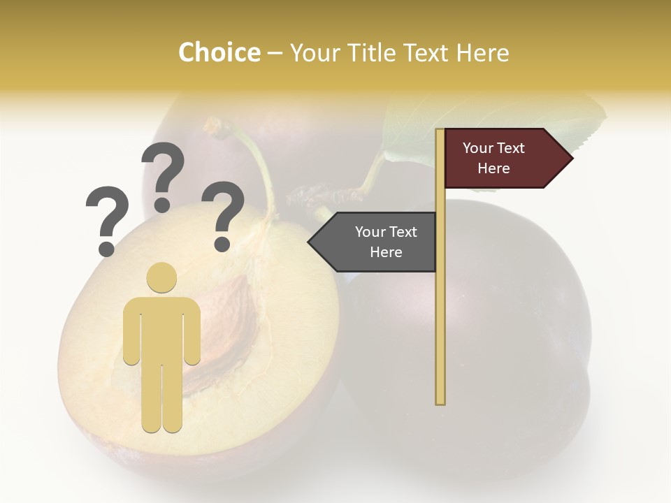 Vegetarian Dessert Group PowerPoint Template